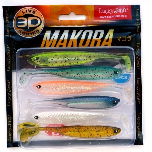 Makora shad tail 4.0 in MIX